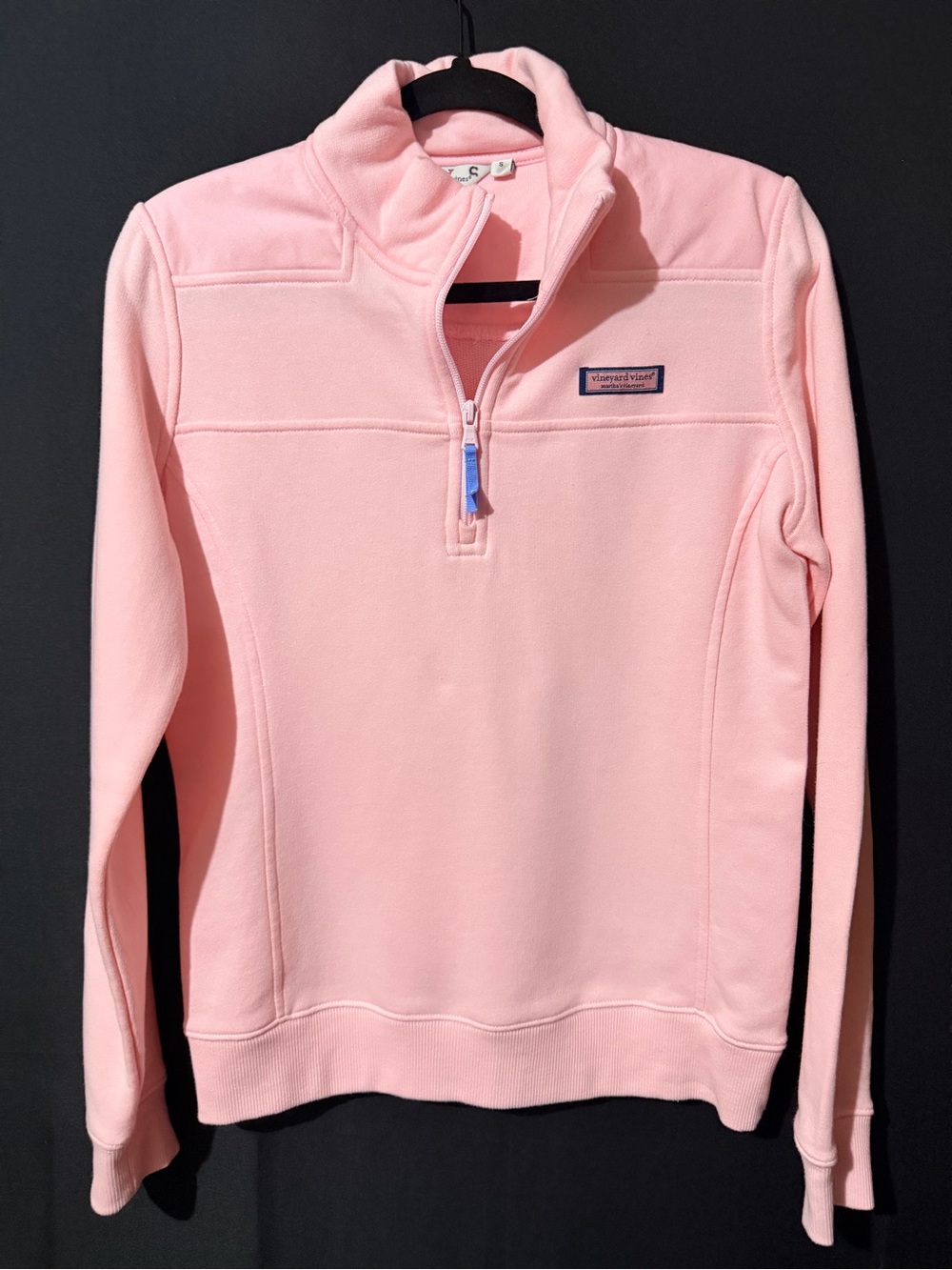 Vineyard Vines Women’s Light Pink Quarter-Zip Pullover